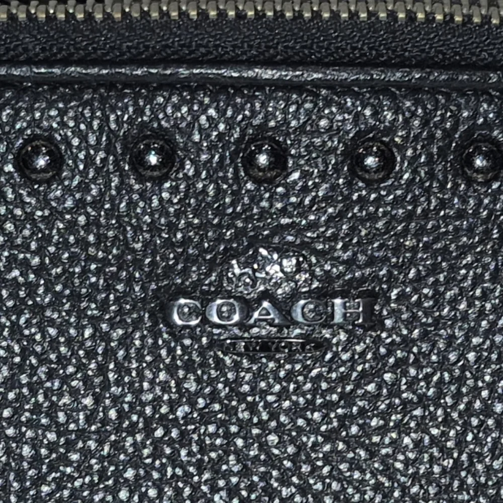 Authentic COACH Crossbody Clutch With Lacquer Rivets